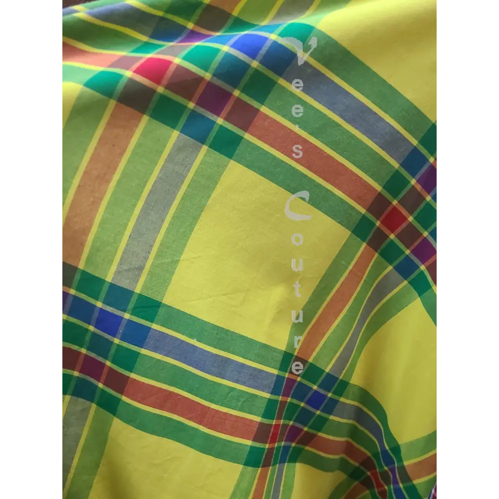 Pink Madras Bolero S / Yellow Bolero